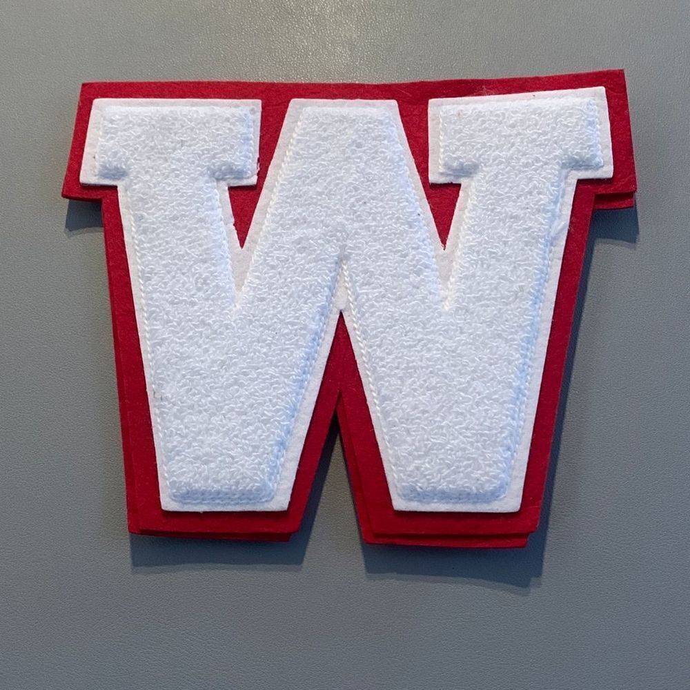 W Letter Patch  